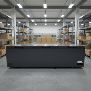 Congelador Horizontal Comercial de 3 Puertas, Gran Capacidad, para Almacenamiento de Carne, <span class=keywords><strong>Refrigerador</strong></span> para Uso Doméstico y en Almacenes - Product Image 1