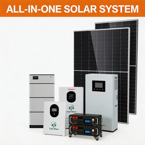 Kit de Sistema de Energía Solar para el Hogar, 10Kw, 15Kw, 20Kw, 30Kw, 5Kw, Sistema de Paneles Solares Híbrido Fuera de la Red, Todo en Uno, Conjunto Completo - Product Image 3