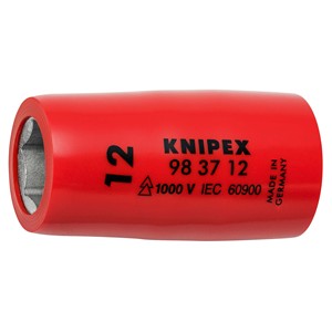 Clé à douille Knipex 12 mm 1000 V isolée, fabriquée en Allemagne - Product Image 1