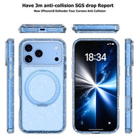 Casing Ponsel Magnetik Hard PC TPU dengan Ring Holder Putar 360 Derajat, Wireless Charging, dan Kickstand untuk iPhone 18 Pro Max