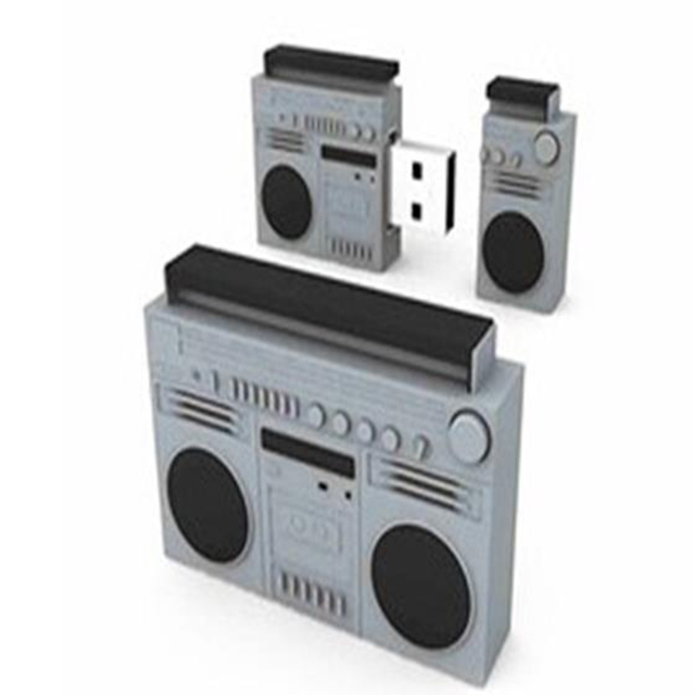 Custom Usb Flash Drive Radio Shape for Corporate Gifts
