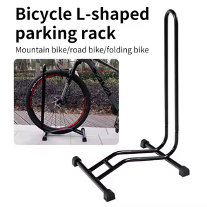 Nuevo diseño dividido, soporte de suelo para bicicleta tipo L, estante de estacionamiento independiente para bicicleta, soporte de almacenamiento portátil para bicicleta que ahorra espacio - Product Image 4