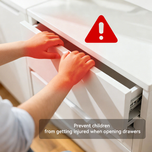 Cerradura de Seguridad para Cajones y Puertas a Prueba de Niños <span class=keywords><strong>CPLS</strong></span>, Plástico, Instalación Rápida, Protección Antipinzamiento para Bebés, Modelo C05 - Product Image 3