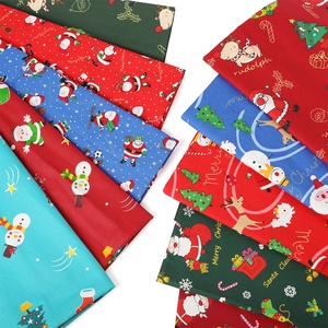 Tissu imprimé 100% coton en sergé de noël, fournitures <span class=keywords><strong>d</strong></span>écoratives <span class=keywords><strong>pour</strong></span> sac, chapeau, cadeaux <span class=keywords><strong>d</strong></span>'<span class=keywords><strong>ameublement</strong></span> - Product Image 2