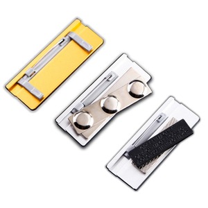 بيع بالجملة من المصنع مباشرة لوحة شارة اسم شعار معدني مشهور مع دبوس ومغناطيس - Product Image 2