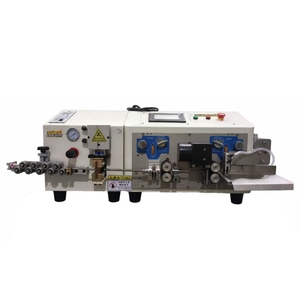 Automatic Wire Processing <b>Machine</b> for Cutting <b>Stripping</b> Metal Shielding <b>Cable</b> Touch Screen Control - Product Image 1