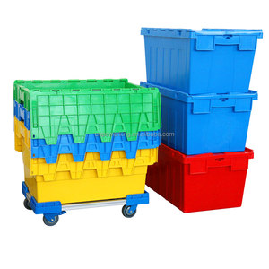 Heavy Duty Logistic Warehouse <strong>Plastic</strong> <strong>Stack</strong> and Nestable Storage Tote <strong>Box</strong> for Wholesale - Product Image 1