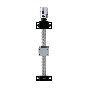 HLTNC Vis à billes SFU2510 100-6000mm Machine à écrou à billes BK20/BF20 Support + porte-écrou + accouplement Module de roulement motorisé pour CNC - Product Image 5