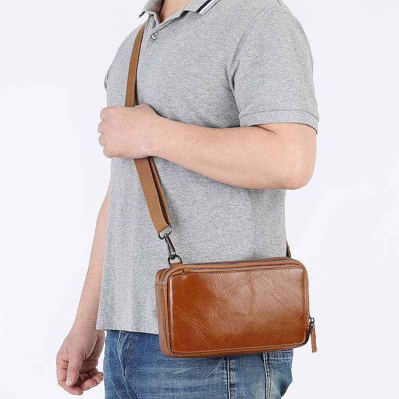 cross body bag for man leather