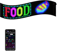 Panel LED Flexible RGB, Módulo de Píxeles para Publicidad Interior y Exterior, Pantallas de Automóviles, Educación, Centros Comerciales, Señalización