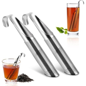Stainless Steel <b>Tea</b> Strainer 304 Pipe Shape Reusable <b>Tea</b> <b>Infuser</b> Filter For Loose Leaf <b>Tea</b> Brewing - Product Image 1