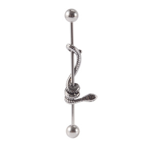 Boucles d'<span class=keywords><strong>oreilles</strong></span> industrielles en acier inoxydable, barbell incurvé en forme de cœur, croix, pour cartilage d'oreille, mariage, fiançailles, personnalisées - Product Image 5