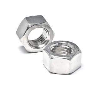 HANJIE Stainless Steel Material M2 M4 M6 DIN934 Metric Size Support Customization Hex Nuts