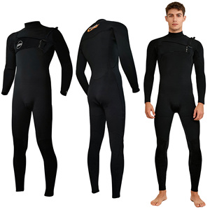OEM su geçirmez süper streç neopren sörf dalgıç kıyafeti erkekler 3mm göğüs Zip Wetsuit - Product Image 1