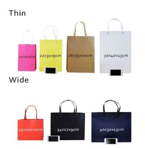 High Quality Simple Kraft Paper <b>Gift</b> <b>Box</b> with Handle for <b>Weddings</b> Birthdays Parties Includes Ribbon Accessory for Promotion - Product Image 6