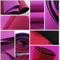 7mm Circulaire Néoprène Tissu CR Taiwan Élastique avec Velcro Boucle Nylon Kevlar pour Surf Combinaisons Gilet De Sauvetage Sacs D'ordinateur Portable
