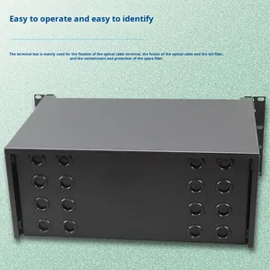 Mật độ cao 4U Pull-out MPO đầy đủ 384 lõi LC đơn chế độ viễn thông lớp Pigtail mô-đun thiết lập cho FTTH mạng IP - Product Image 4