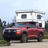 Nouveau Design Caravanes Familiales à Parois Rigides Relevables pour Camionnette, Plaque Murale Composite en PRF, Fenêtre RV en Acrylique à Vendre