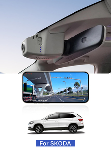 Pour SKODA Kodiaq Octavia Scala <span class=keywords><strong>Kamiq</strong></span> Karoq Codek Enyaq Fabia Superb & Elroq 2025 2026, Caméra embarquée 4K UHD OEM DVR avant et arrière - Product Image 2