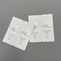 Quantité minimale de commande 500 pièces personnalisé nettoyant pour le visage cosmétiques Sachet 1ml 2ml 10ml sachets d'échantillon en plastique pour Lotion échantillon Sachets sac