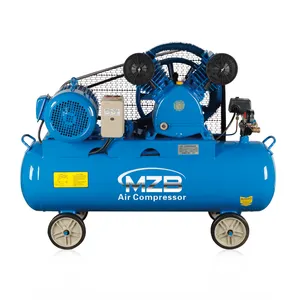 ضاغط هواء MZB 5.5hp 4kw 80L 88L 100L 200L 500L مكبس حزام صناعي ضاغط هواء مدفوع