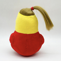 Peluche Canard Jaune Haaland en Coton PP, Jouet en Peluche Doux pour Fans de Football, Cadeau Merchandising Star du Soccer
