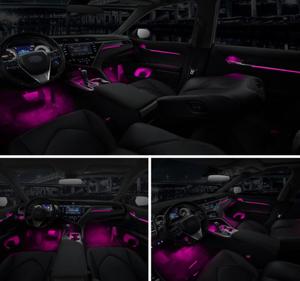 64สีรถจัดแต่งทรงผมนำแสงโดยรอบสำหรับโตโยต้าคัมรี่<span class=keywords><strong>2021</strong></span> - Product Image 5