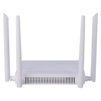 Módem ONT HGU XPON WiFi6 de Doble Banda, Router ONU de Fibra GPON EPON con 4 Puertos Gigabit y 1 Puerto VOIP POTS