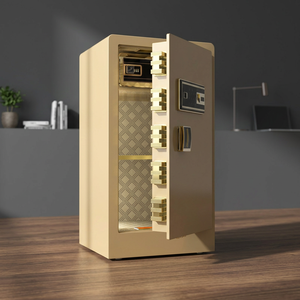 Fireproof All-steel <b>Lock</b> <b>Safe</b> Anti-theft <b>Safe</b> Home and Hotel <b>Safe</b> Security Large-capacity Storage <b>Box</b> - Product Image 1