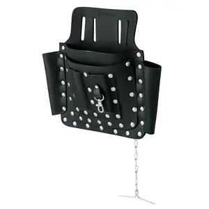 Truper borsa degli attrezzi in pelle con 8 scomparti elettricista stile per la conservazione degli attrezzi include Nylon e materiale in legno - Product Image 1