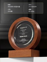 Les trophées créatifs en cristal en bois massif sont personnalisés et les employés exceptionnels sont honorés, les médailles de compétition et la personnalisation