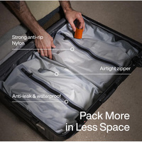 Sacs sous vide pour voyage, sacs de rangement pour vêtements de voyage de qualité supérieure, sacs de rangement pour économiser de l'espace, sacs sous vide réutilisables