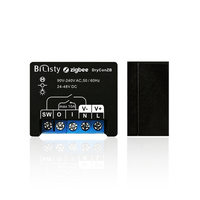 Passerelle Zigbee Bilihondim avec interrupteur intelligent à contact sec, boîtier numérique à monter, compatible Google Home et Alexa, 1 canal LED - Application