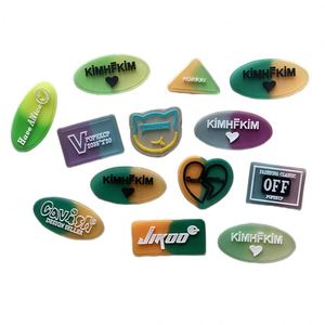 Wholesale Custom Clothing Hat logo 3D <b>Transparent</b> Neon Color Soft Rubber PVC Silicone Embossed Patch <b>Label</b> Pvc Patch - Product Image 2