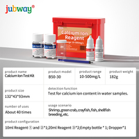 Kit de Prueba de Iones de Calcio Jubway 10-500mg/L, Medidor de Dureza del Agua para Acuarios, Acuicultura, Piscinas y Monitoreo de la Calidad del Agua Industrial