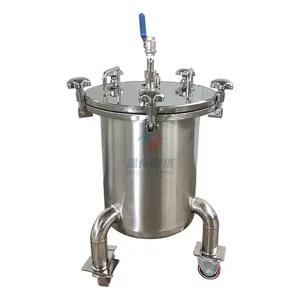 Stainless steel movable pressure vessel single layer chemical preparation storage tank
