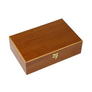 Деревянный сундук с сокровищами, коробка для чая с гравировкой для домашнего хранения украшений, консервированных цветов, эфирные масла, чайные пакетики из бамбука - Product Image 1