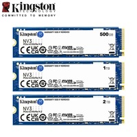 SSD NV3 PCIe 4.0 NVMe M.2 Gen4 2280 Original 500GB 4TB Solid State Drive 2TB 1TB Hard Disk hingga 6000Mb/s Kingston NV3 NVMe PCIe