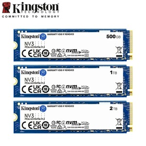 Original NV3 PCIe 4.0 NVMe M.2 Gen4 2280 SSD 500GB 4TB Solid State <b>Drive</b> 2TB 1TB Hard up to 6000Mb/s Disk Kingston NV3 NVMe PCIe - Product Image 2