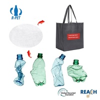 Sacs de courses en tissu polyester imprimé de bonne qualité, résistants au rétrécissement, en non-tissé Stitchbond pour supermarché