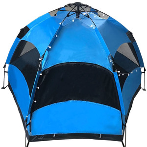 Tente de camping dôme pliable automatique imperméable double couche en tissu 190T avec revêtement argenté pour trois saisons, 1-2 personnes - Offre Spéciale - Product Image 1