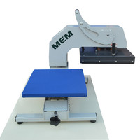 Presse à chaud haute pression MEM 36*38 à tête inclinable manuelle pour transfert thermique sur T-shirts, impression de numéros et lettrage sur rouleau