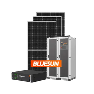 Bluesun便携式储能系统电池太阳能逆变器工业绿色能源系统1兆瓦3兆瓦5兆瓦