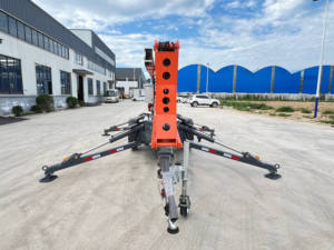 Grúa Articulada Telescópica Tipo Araña con Remolque de Acero y Función de Rotación de Cadena de Elevación - Product Image 6