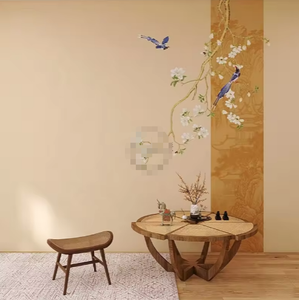 Style ancien Fleurs et oiseaux Nouveau style chinois Fond d'écran <span class=keywords><strong>TV</strong></span> Papier peint Salon Chambre à coucher Murale - Product Image 3