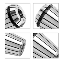 Mandrin à pince série ER - Mandrin universel ER11 ER16 ER20 pour fraisage CNC, accessoires d'outil de serrage rapide, acier à ressort 65Mn, 0,005 mm