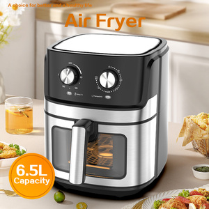 <span class=keywords><strong>Friteuse</strong></span> à air chaud de cuisine au meilleur <span class=keywords><strong>prix</strong></span>, haute <span class=keywords><strong>qualité</strong></span>, 6,5 L, carrée, sans huile, double panier, moderne, électrique, alimentation manuelle - Product Image 3