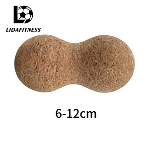 Palla da Massaggio in Sughero Naturale a Forma di Arachide per Rilascio Muscolare Profondo, Yoga, Fitness e Massaggio dei Punti Trigger - Product Image 4
