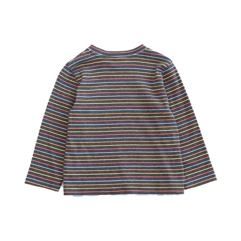 Kids' T-shirt Cotton Children's Long Sleeve Tee Summer Boys Girls Top Home Clothing