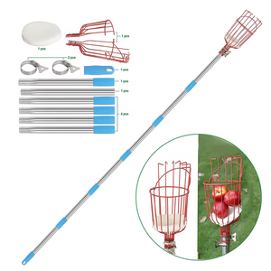 เครื่องมือเก็บ<span class=keywords><strong>ผล</strong></span><span class=keywords><strong>ไม้</strong></span>แบบอุตสาหกรรม พร้อมแผ่นโฟมป้องกัน ด้ามจับสแตนเลสแบบยืดหดได้ <span class=keywords><strong>ผล</strong></span>ิตตามแบบ OEM สำหรับเก็บแอปเปิ้ล - Product Image 1